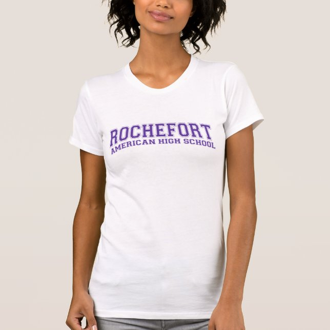 T-shirt Lycée Américain de Rochefort (Devant)
