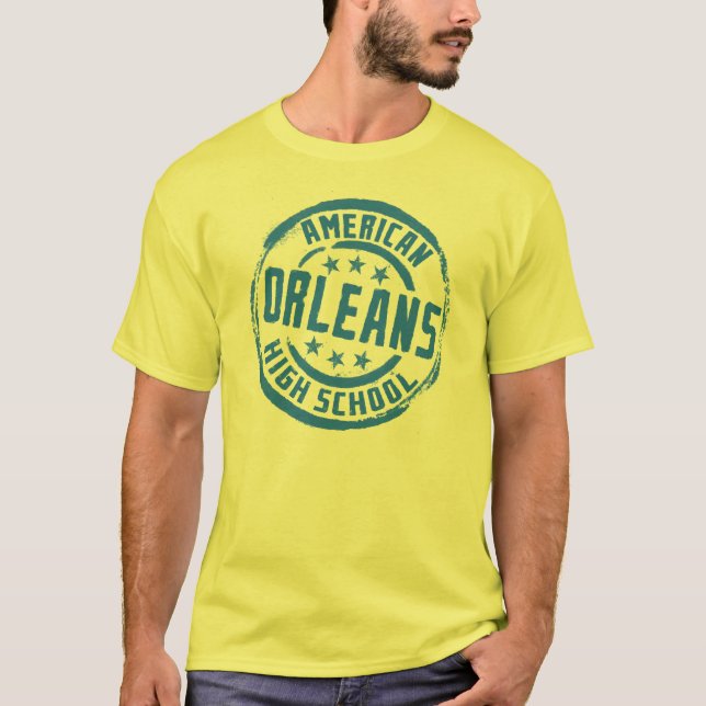 T-shirt Lycée Américain d'Orléans (Devant)