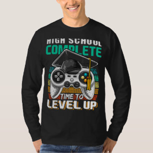 T-shirt Lycée Complet Vidéo Jeu Diplôme Supérieur