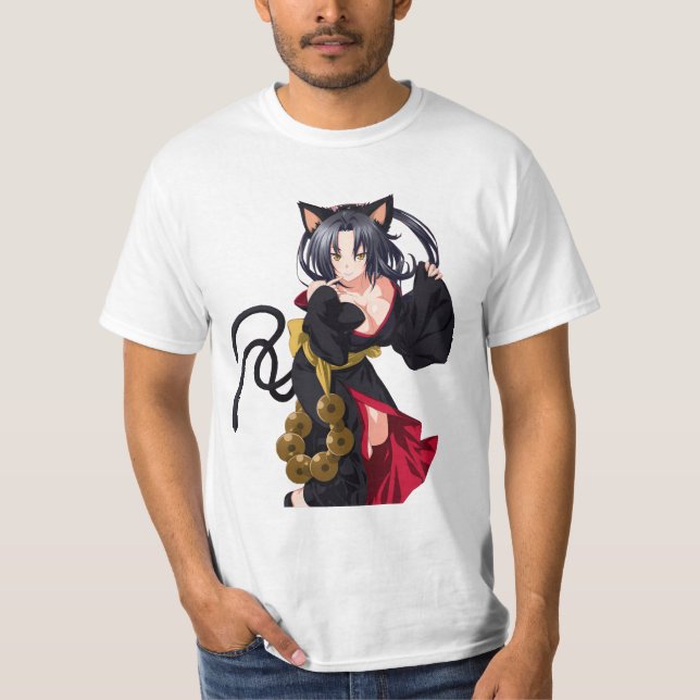 T-shirt Lycée de Kuroka DxD Anime (Devant)