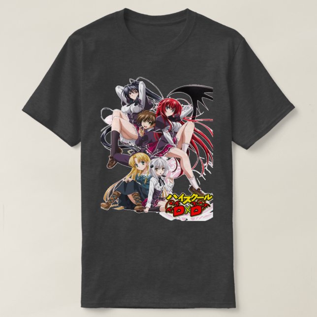 T-shirt lycée dxd rias gremory 4 (Design devant)