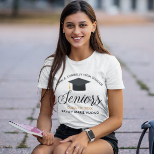 T-shirt Lycée sur mesure de la classe supérieure de 2023