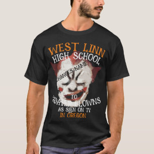 T-shirt Lycée West Linn aux clowns cadavres nom