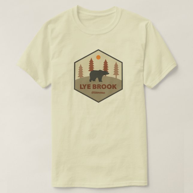 T-shirt Lye Brook Wilderness Vermont Ours (Design devant)