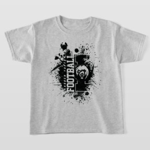 T-shirt LYFL 04 Logo Lassen Grunge Noir Enfants