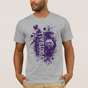 T-shirt LYFL 05 Lassen de Grunge violet pour hommes Logo
