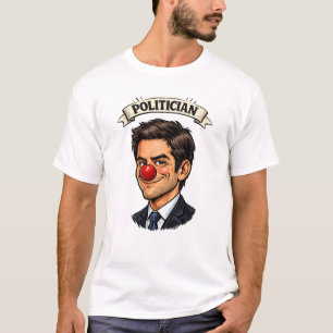 T-shirt lying politician clown politique menteur