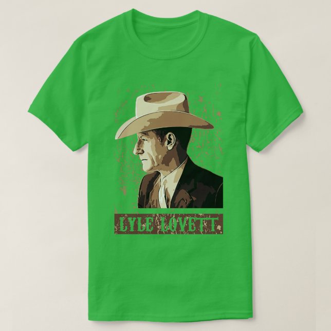 T-shirt Lyle Lovett (Design devant)