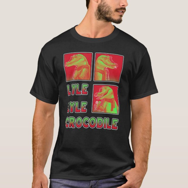 T-shirt Lyle Lyle Crocodile Deux tons Images (Devant)