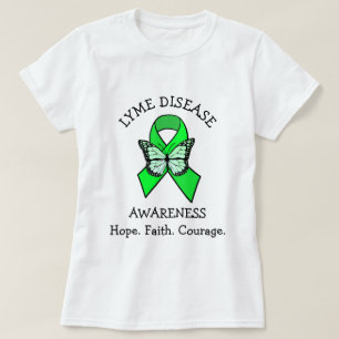 T-shirt Lyme Disease Hope Faith Courage