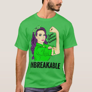 T-shirt Lyme Maladie Guerrier Indestructible Conscience Li