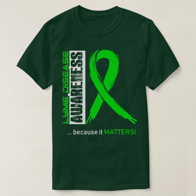 T-shirt Lyme Maladie Sensibilisation Parce Que Son Importa (Design devant)