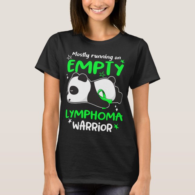 T-shirt Lymphoma Awareness Ribbon Support Cadeaux (Devant)