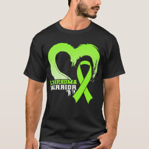 T-shirt Lymphoma Guerrier de sensibilisation Coeur