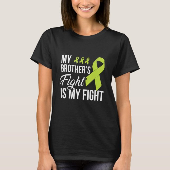 T-shirt Lymphoma  My Brother's Fight (Devant)