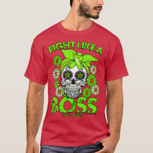 T-shirt Lymphoma Sensibilisation combat comme un patron