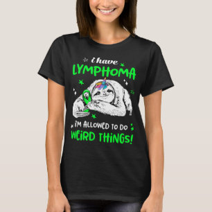 T-shirt Lymphoma Sensibilisation Mois Ribbon Cadeaux