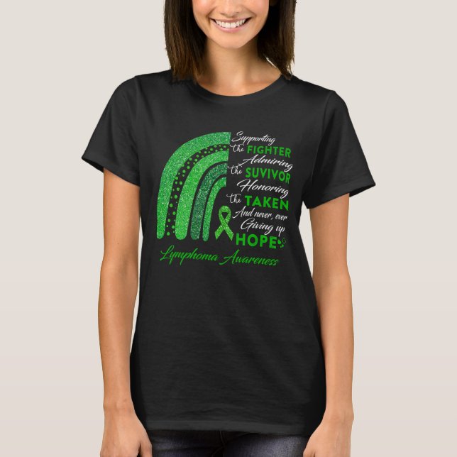 T-shirt Lymphoma Warrior Soutenir le combattant (Devant)