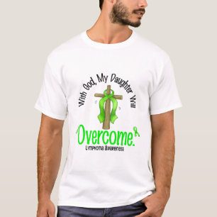 T-shirt Lymphome avec Dieu que ma fille surmontera