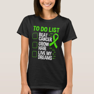 T-shirt Lymphome Cancer Awareness To Do Hair Green Ribbon
