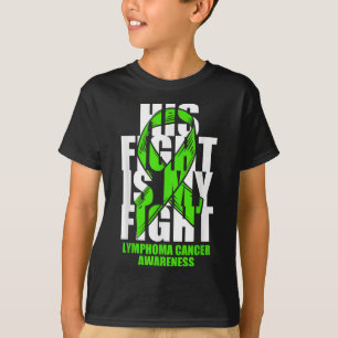 T-shirt Lymphome Cancer Sensibilisation Lime Vert Ruban So