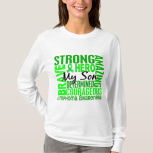 T-shirt Lymphome carré de fils d'hommage