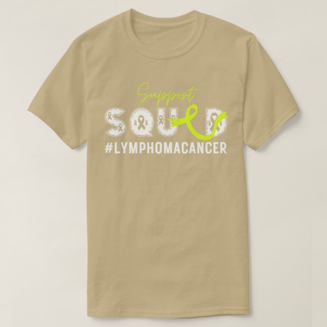 T-shirt Lymphome de l'équipe de soutien 10 (Design devant)