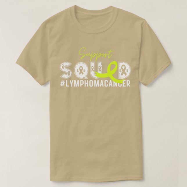 T-shirt Lymphome de l'équipe de soutien 21 (Design devant)