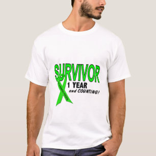 T-shirt Lymphome de Non-Hodgkins survivant de 1 an