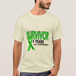 T-shirt Lymphome de Non-Hodgkins survivant de 5 ans