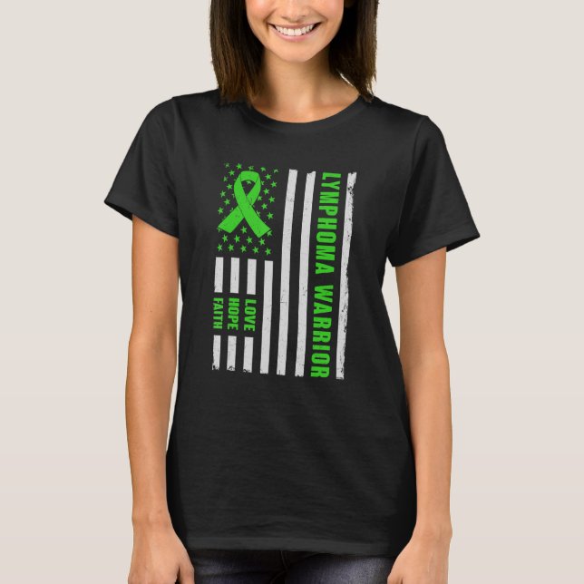 T-shirt Lymphome Guerrier Lymphome Sensibilisation (Devant)