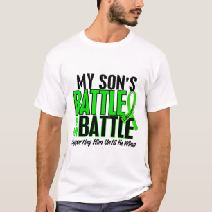 T-shirt Lymphome ma bataille trop 1 fils