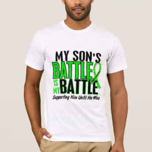 T-shirt Lymphome ma bataille trop 1 fils