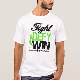 T-shirt Lymphome non hodgkinien Combat Défier Gagner