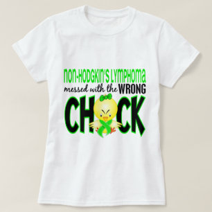 T-shirt Lymphome non Hodgkinien sali avec le poussin faux