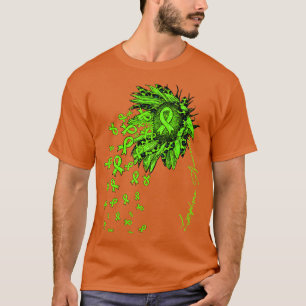 T-shirt Lymphome Sensibilisation Tournesol fleurs de ruban