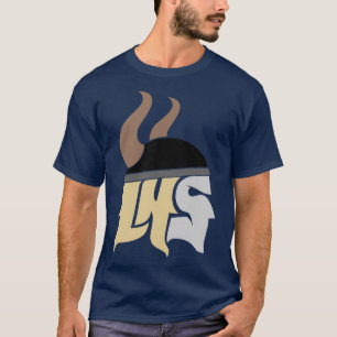 T-shirt Lynbrook LHS Viking Word Art coloré