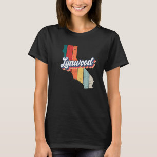 T-shirt Lynwood City Retro Vintage Hometown Californie Pré