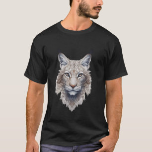 T-shirt Lynx Abstrait Fantastique Sombre Chats Sauvages Ly