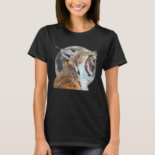 T-shirt Lynx Big Cats Feline Chat Huile de peinture Filtre