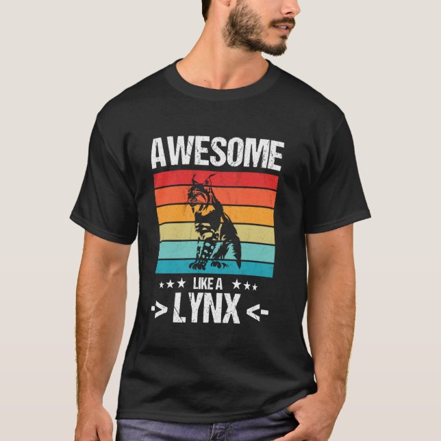 T-shirt Lynx Incroyable comme un Lynx (Devant)