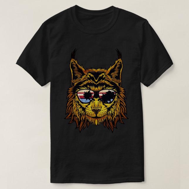 T-shirt Lynx vintage 2 (Design devant)