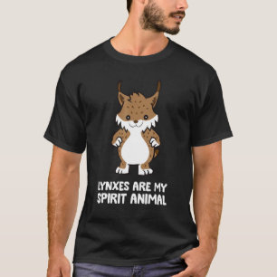 T-shirt Lynxes Sont Mon Esprit Animal Lynx Chat