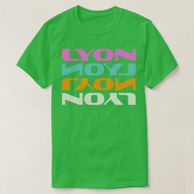T-shirt Lyon France (Design devant)