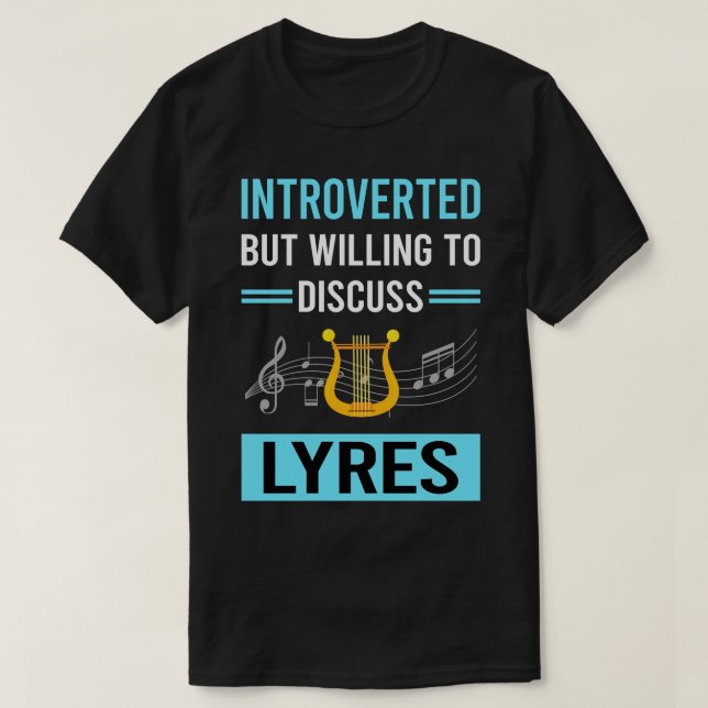 T-shirt Lyre introduit (Design devant)