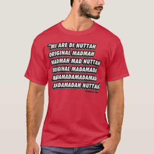 T-shirt Lyric de Nuttah