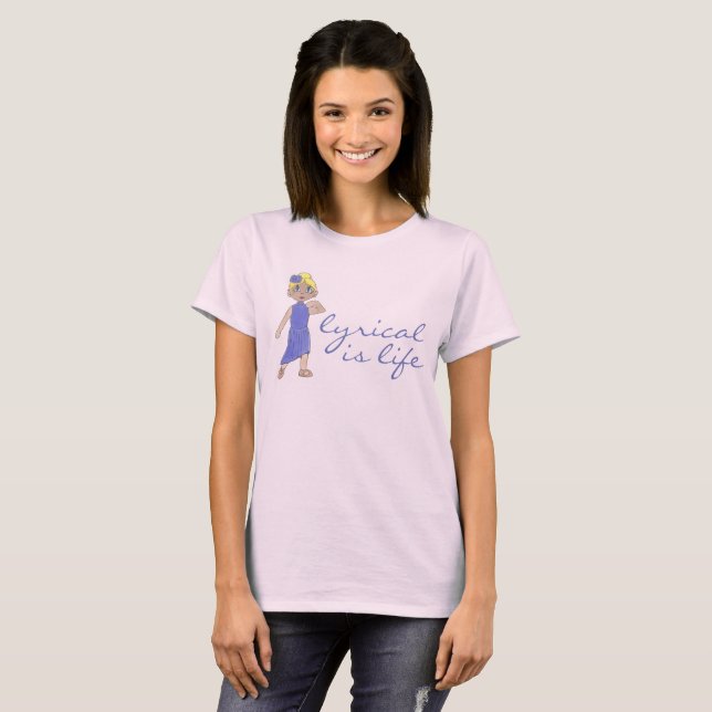 T-shirt Lyrical Is Life Love Modern Dance Enseignant Danse (Devant entier)