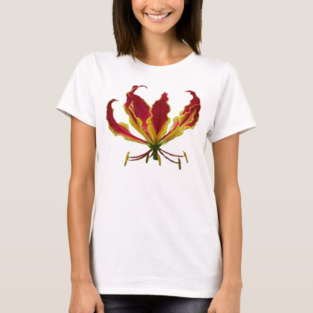 T-shirt Lys d'escalade rouge (Devant)