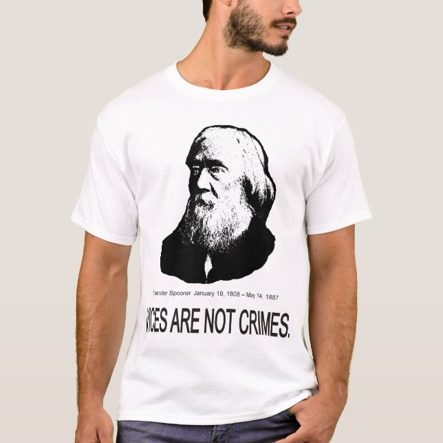 T-shirt Lysander Spooner (Devant)