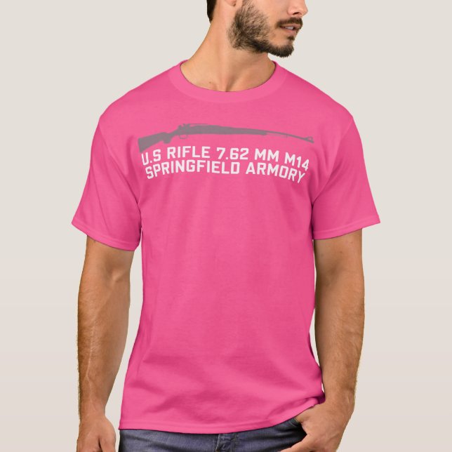 T-shirt M14 Fusil Springfield Armory Us 7 6 Mm Lover (Devant)